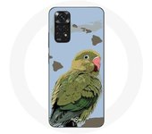 Coque pour Xiaomi Redmi Note 11 4G Perruches Oiseaux vert