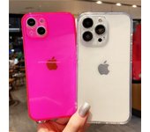 Funda para iPhone 13 Pro Max, funda trasera transparente y suave cuadrada para iPhone 12 11 Pro Max 13 Mini, funda XR X XS Max 7 8 6S Plus SE 2020 iPhone 13 azul