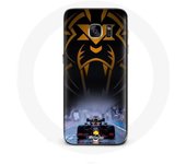 Funda para Samsung Galaxy S6 edge Fórmula 1 Sebastian Vettel F1 Racing Driver Negro