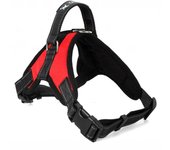 Arnés ajustable suave para perros, arnés para pasear perros grandes, chaleco, collar con correa de mano para perros pequeños, medianos y grandes S