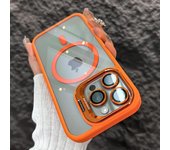 Funda magnética de lujo a prueba de golpes para iPhone 15, 14, 13, 12, 11 Pro Max, 14, 15 Plus, con soporte y protección de lente de cristal. For iPhone 14Pro Max