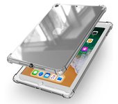 Funda de tableta 2 en 1 con vidrio para iPad Air 1 2 9.7 en 2017 2018 para iPad 2 3 4 mini 1 2 3 4 5 6 10.2 en 7 8 9th Pro 11 Funda de silicona suave TPU Airbag For mini 6 TPU puro