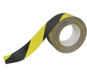 Cinta de línea de resistencia de tubo central TRUSCO de 2 pulgadas, 50 x 20, color amarillo/negro, grosor 0,16 mm / 65-2043-25