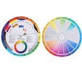 Rueda de color para tatuajes, 2 unidades, guía de mezcla de pigmentos, accesorio para tatuajes