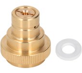 Adaptador rápido de CO2 para máquina de agua con gas y gas que conecta el cilindro de CO2 con conector hembra TR21 4
