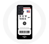 Coque pour Samsung Galaxy A13 4G / A13 4G Lite Billet d'avion New York