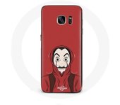 Coque pour Samsung Galaxy S6 Edge la casa de papel peinture masque dali