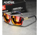 Gafas de sol polarizadas para hombre, gafas de sol deportivas con montura cuadrada para exteriores, protección 100% UV, gafas de sol para conducir para hombre