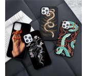 Funda de TPU con diseño de flores de serpiente para Huawei P30 Pro, P20, Mate 10, 20, P40 Lite E, Y6P, P Smart 2021, Honor 20, 8X, 9X, 8A, 10, 10X, Lite 10i y 20i. Y8P