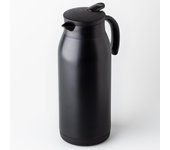 Olla caliente de sobremesa Atlas Thermal Power Energy Time de acero inoxidable con aislamiento al vacío, doble, fácil de usar con un solo toque, ancha, 1,5 l, ligera, delgada, ahorradora negro