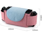 Bolsa de pañales Mochila Gran capacidad Multifunción Impermeable Poliéster Bebé negro