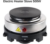 Mini estufa eléctrica universal para calentar leche, agua, café, enchufe europeo, multifuncional, 500 W, 220 V, aparato de cocina, placa de cocina caliente EU Plug