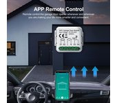 Control remoto de la aplicación del teléfono móvil del controlador del abre-puertas del garaje de Tuya WiFi compatible con Alexa varios colores