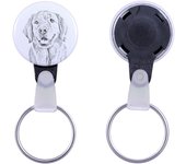 Golden Retriever - keychain with a dog portrait, pendant with the brand's own Art-Dog graphics