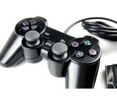 Mando con cable Shock con doble vibración para PS2, nuevo y genial mando