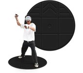 Alfombrilla antideslizante portátil para Switch/Q 3 VR Gaming, cómoda alfombrilla deportiva para el suelo, accesorio de simulación espacial