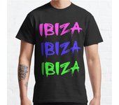Camisetas de talla grande Ushuaia Ibiza Tanz España Disco Space Techno Dj para hombre, camisetas de algodón Harajuku S