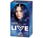 Schwarzkopf Tinte para el cabello Live Urban Metallic Mercury Blue - 100 ml, color intenso con efecto brillante