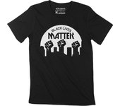 Camiseta ULTRABÁSICA para hombre Black Lives Matter BLM Movimiento Igualdad de derechos Camiseta XS negro