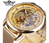 Winner Hombres Moda y Ocio Movimiento Mecánico Hueco Reloj Mecánico Automático