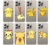 Funda E-61 Pokémon para Samsung A04S, A05, A14, A06, A51, A15, A16, A12, S20, S21, S24 Ultra, A55, A54, OPPO Reno 8, 5, A22, A23, A25, A35, A34, A52 y A11 OPPO A16s cuero de búfalo