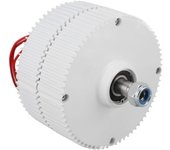 Generador síncrono de imán permanente trifásico de CA de 24 V y dos ejes para aerogeneradores de 400 W