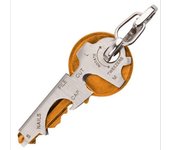 Herramienta EDC de acero inoxidable 8 en 1: Llavero, clip, destornillador y dispositivo multifuncional Black