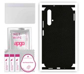 apgo Protective Skin Sticker for the back+sides compatible with Huawei nova 5T, Full Wrap Film, Foil, Vinyl - Pattern Matrix
