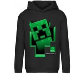 Minecraft Childrens/Kids Inside Creeper Sudadera con capucha 7-8 Years negro
