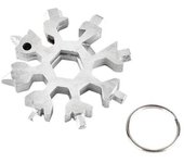 HISTORIA DE LA TIENDA - COPO DE NIEVE PLATA : Porte-Clés Multifunciones 18-en-1 en Acier Inoxidable