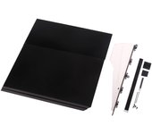 Estuche para máquina de juegos, carcasa de color sólido, carcasa de repuesto para consola de juegos PS4 1000 1100, accesorios de juego, color negro