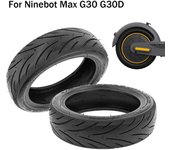 Neumático sin cámara para patinete eléctrico de 10 pulgadas (60/70-6,5 pulgadas), grueso, a prueba de explosiones, de repuesto, sin inflado, para Ninebot Max G30 G30D