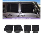 Malla para parasol de ventana de coche, mosquitera, apta para Jeep Wrangler JK JL JT, accesorios para coche