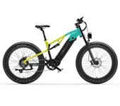 Lankeleisi - Bicicleta de montaña eléctrica Rv800 con transmisión central, 750W, 20ah, doble suspensión 750W 20AH 48V naranja