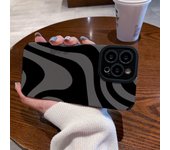 Funda de teléfono de silicona con rayas de cebra para Iphone 13 Pro Max 11 12 Mini 14 7 8 Plus, funda trasera a prueba de golpes para Iphone Xr Xsmax X iphone 6s 6
