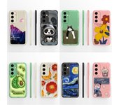 Funda para Samsung Galaxy A35 M55 S24 Ultra M34 S22 + S21 FE S20 Funda Diseño de moda Silicona suave líquida a prueba de golpes Bolsas de teléfono de alta calidad para Samsung Samsung M55 5G