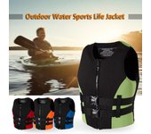 Chaleco salvavidas de pesca de neopreno deportes acuáticos kayak canotaje chaleco salvavidas de seguridad a la deriva XL rojo