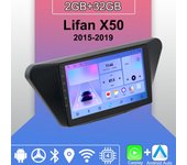 Radio para coche con Android Carplay para Lifan X50 2015-2019, reproductor multimedia, unidad principal, navegación GPS estéreo, BT, WIFI, 2 + 32 GB 1+16GB