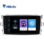 Hikity 2 Din 8 '' Android 10.0 Radio estéreo para automóvil para Toyota Verso/E'Z 2009-2016 WIFI GPS Bluetooth FM Mirror Link Vista trasera Reproductor MP5 para automóvil
