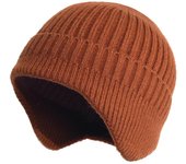 Gorro de invierno unisex con orejeras, gorro de punto con orejas, gorro cálido, gorro de lana para exteriores, gorro diario para reloj 54-60 cm