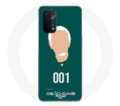 Coque pour Oppo A74 5G Squid Game Oh Il nam Numéro 001