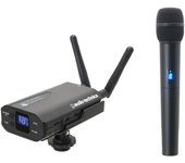 Sistema de montaje en cámara de micrófono Banda Sistema inalámbrico digital Serie SYSTEM10 Unidad Audio-Technica ATW-1702 2.4GHz negro