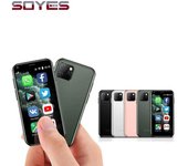 SOYES XS11 pequeño teléfono inteligente 2,5 pulgadas Android 6,0 ​​Quad Core 1GB RAM 8GB ROM 1000mAh Dual SIM 3G teléfono móvil color rosa