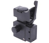 Fa2-6/1Bek Negro 6A 250V Taladro eléctrico Control de velocidad Interruptor de botón de disparo