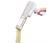 Máquina eléctrica para hacer pasta 2024 para el hogar, máquina automática para hacer fideos para cocina, máquina para hacer pasta desmontable, fácil de limpiar blanco