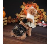 Disfraz de Halloween para perro, ropa para mascotas con forma de araña, divertido traje para cachorro, disfraz de cosplay para mascota, ropa para fiesta navideña. XL negro