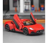 Superdeportivo Maserati MC20 de 5 pulgadas, simulación de coche de metal, exquisito vehículo de juguete y fundición a presión RMZ city 1:36 regalos modelo de aleación para niños