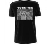 Foo Fighters - Camiseta unisex para adultos con foto de banda antigua S negro
