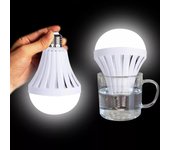 Lámpara recargable de emergencia inteligente con ahorro de energía E27, bombilla LED para el hogar, luz de emergencia LED de 15W, lámpara de bombilla Led para iluminación 5W