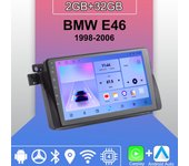 Radio para coche con Android Carplay para BMW E46 1998-2006, reproductor multimedia, unidad principal, estéreo, navegación GPS, BT, WIFI, 2 + 32 GB 1+16GB